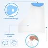 Abaodam Watertight Silicone Foot Cast Cover for Shower Stretchable Elastic Opening Fits Adult Legs Reusable Foot Protector Ankle Surgery and Bandage Boot view 3