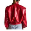 CHBYUOMLJIK Natural Latex 100% Latex Jacket with Zipper Rose Color 0.6MM Thickness,Men,M view 2