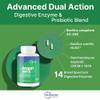 Microbiome Labs DigestMate Digestive Enzyme Blend & Probiotics for Broad-Spectrum Gut Support, Spore Probiotic Supplement & 14 Enzymes for Complete Digestion - 120 Vegan Capsules view 2