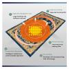 Graphene Floor Heating Pad Carbon Crystal Electric Carpet Living Room Home Double Smart Safe, Heats up Quickly(11,200x180cm) view 4