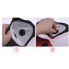 Activated Carbon Dust Mask Anti Pollution Face Mask Filtration PM2.5 Allergens Exhaust Gas Warm Breathing for Running Cycling Outdoor Activities Anti Dust Black view 3