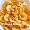 Africa Select 18x Lime Plantain Chips Gluten Free High in Fibre 85g | Tangy Tropical Snack | Case of 18 view 3