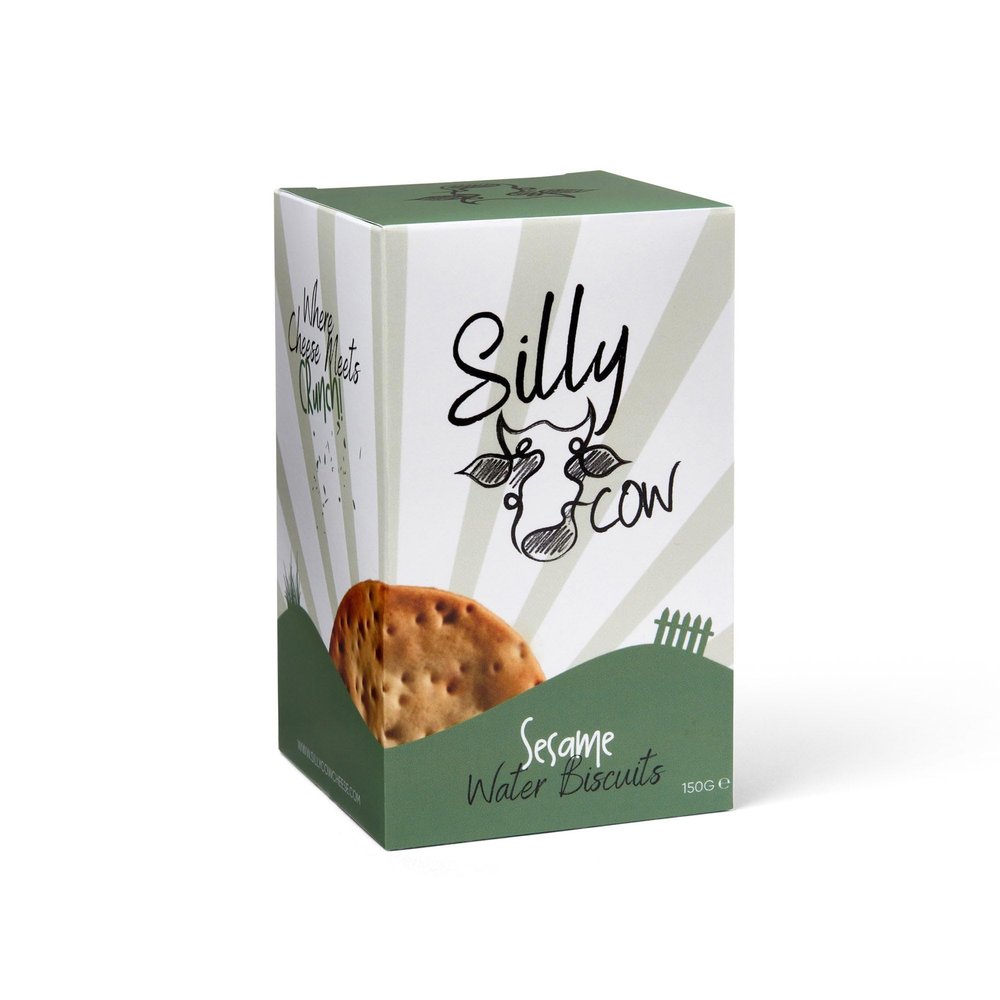 Silly Cow Sesame Water Biscuits 150g