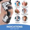 Hinged Knee Brace OA Unloader Knee Brace, OA Knee Support Medial Unloader Knee Support for Osteoarthritis, Arthritis Pain, Avascular Necrosis, Bone on Bone Knee Joint Pain for Men & Women (Right) view 2