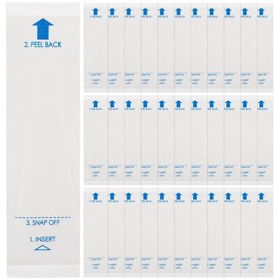 Homoyoyo 100Pcs Disposable PE Protective Covers for Digital Thermometer Probes, Safe and Easy to Use Body Temperature Probe Sleeves for Home and Hospital Use