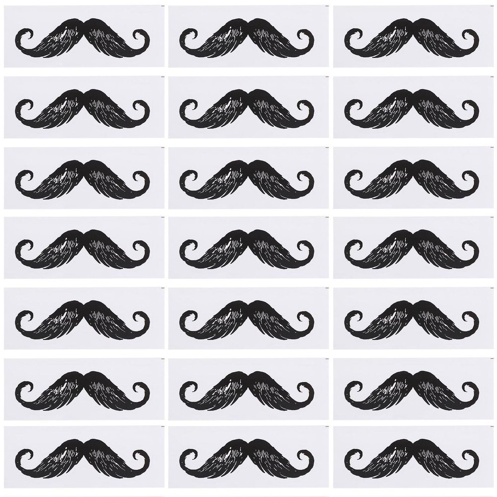 ADOCARN 50pcs Nose Hair Removal Wax Stickers for Men Sensitive Skin Nose Dirt and Beard Depilation Mustache Styling Adhesive Waxing Kit Portable Home and Salon Use