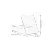 CORHAD Storage Rack Electric Stand Acrylic Display Holder for Hair Trimmer Bathroom Organization Shaving Brush view 2