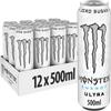 Monster Energy Drink Can - 500ml - Ultra White (12Pack) view 1