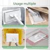 Mop | Dust Mop for Bathroom - Reusable Cleaning Tool for Carpet Tile Wall - Home Kitchen Garage Business Dorm view 4