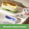 Jewelry Cleaner Ultrasonic Machine - Denture Deep Cleaning Machine Watch Cleaner - Rechargeable Jewelry Cleaning Tools for Rings Silver Necklaces Dentures Strap Daily Adults view 2