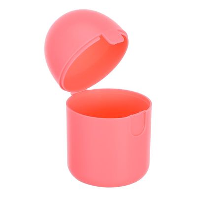 Hoement 2pcs Compact and Lightweight Plastic Cups Storage Box Organizer with Adequate Capacity for Travel and Outdoor Carrier, Practical Small Pp Storage Case