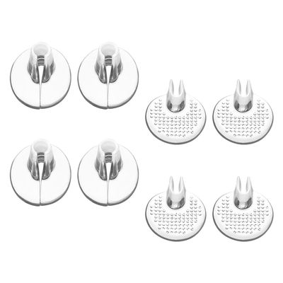 ADOCARN 4 Pairs Pu Toe Protector Cushions for Thong Sandals, Comfortable Soft Gel Pads to Prevent Blisters, Suitable for Women Flip-Flops, Anti-Friction Foot Care