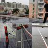 Extendable Solar Panel Cleaning Brush & Water Fed Pole 5-12m - Telescopic Window Cleaner with 35/55cm Brush Head for Solar Panels Windows Roofs - Efficient 4m/10ft Cleaning Tool view 2