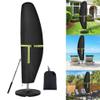Yhenlovtt Waterproof Patio Umbrella Cover for Outdoor Offset Parasol - 420D Oxford Cloth with UV, Secure Fit Strap & Zipper Closure, Black(S) view 2