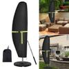 Yhenlovtt Waterproof Patio Umbrella Cover for Outdoor Offset Parasol - 420D Oxford Cloth with UV, Secure Fit Strap & Zipper Closure, Black(S) view 3