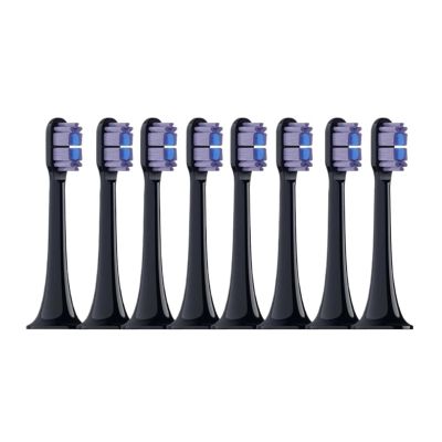 8PCS Replacement Brush Heads,Compatible for XIAOMI MIJIA T700Electric Toothbrush(8 PCS Purple)