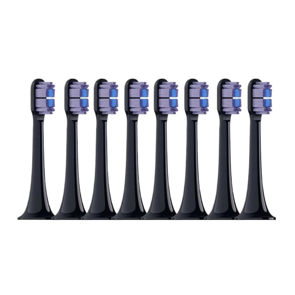 8PCS Replacement Brush Heads,Compatible for XIAOMI MIJIA T700Electric Toothbrush(8 PCS Purple)