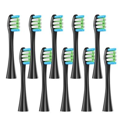 6/10pcs Replacement Toothbrush Heads,Compatible for Oclean(10Black)