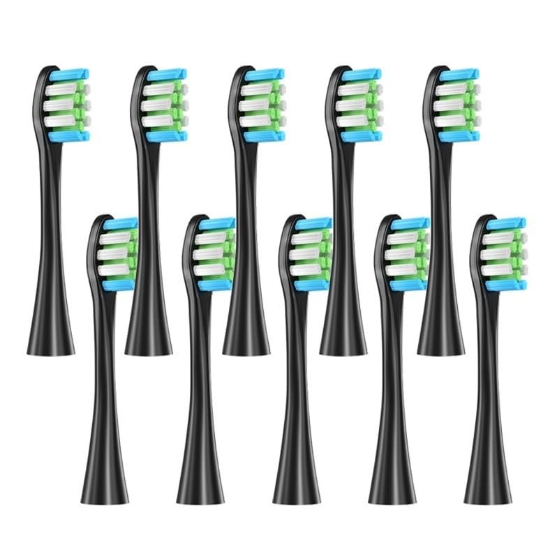 6/10pcs Replacement Toothbrush Heads,Compatible for Oclean(10Black)