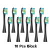 6/10pcs Replacement Toothbrush Heads,Compatible for Oclean(10Black) view 2