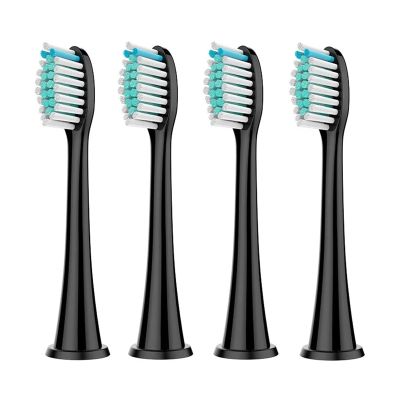 4/12/16Pcs Replacement Brush Heads,Compatible for Philips,HX3/HX6/HX9 Series Electric Toothbrush HX6064(4Pcs Black)