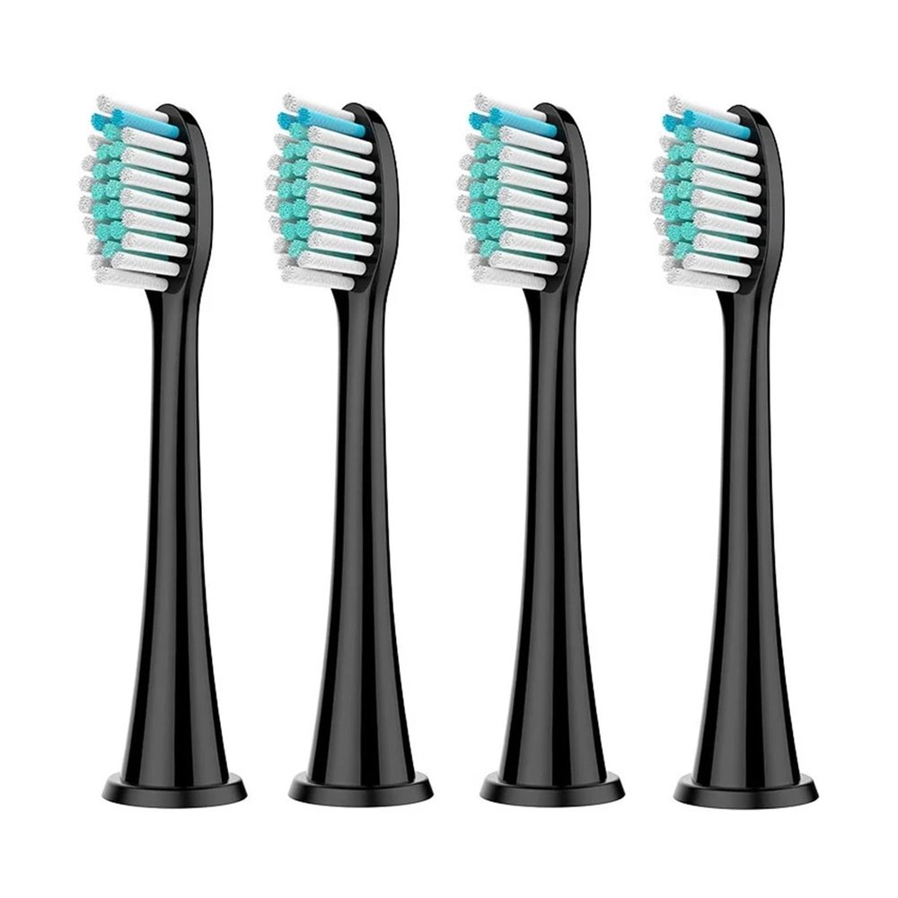 4/12/16Pcs Replacement Brush Heads,Compatible for Philips,HX3/HX6/HX9 Series Electric Toothbrush HX6064(4Pcs Black)