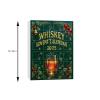 Whiskey Advent Calendar 2025 2D Flat Airplane Box 24pc Beer Christmas Tree Decorations Xmas Decoration Festival Holiday Home Decor Gift for Man Dad(Green,One Size) view 2