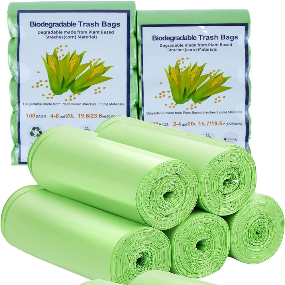 30 Litre Bin Bags 80 Counts | Heavy Duty & Partially Biodegradable Rubbish Sacks | Extra Thick, Strong Recycling Bags for Kitchen, Garden & General Household Waste | 60 x 65cm