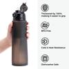 TakeToday Collapsible Water Bottles, Foldable for Travel, 32oz, Black view 4