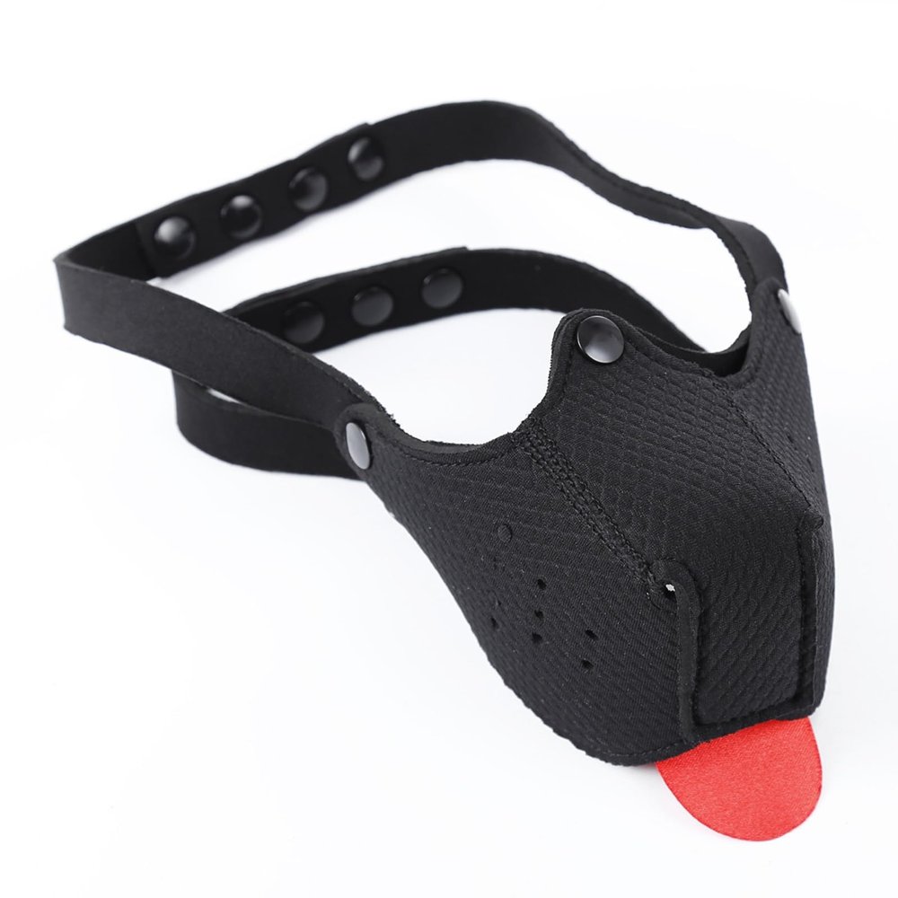 4- Colour Adjustable PU Foam Breathable Hood Mask, Detachable Roleplay Hood-UKRT03 (Black)