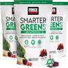 Force Factor Smarter Greens Superfood Chews, 25+ Superfoods with Probiotics, Antioxidants & Fibre, Summer Berry Flavour 60 Soft Chews (3) view 1