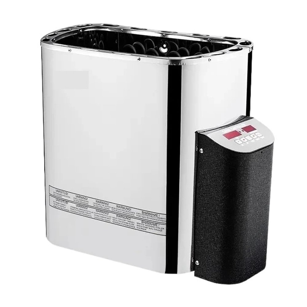 4.5/6/8/9KW Stainless Steel Inner Controller Sauna Stove Electric Sauna Heater for Sauna Room Sauna Center Fast Heating Speed(6KW)