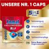SOMAT Excellence Premium 5-in-1 Caps (16 AW), Quick-Resolving Dishwasher Tablets with Extra Boost Even in Low Temperature, Short & Eco Programs, Removes Even 72 Hours of Dried Food Leftovers view 2