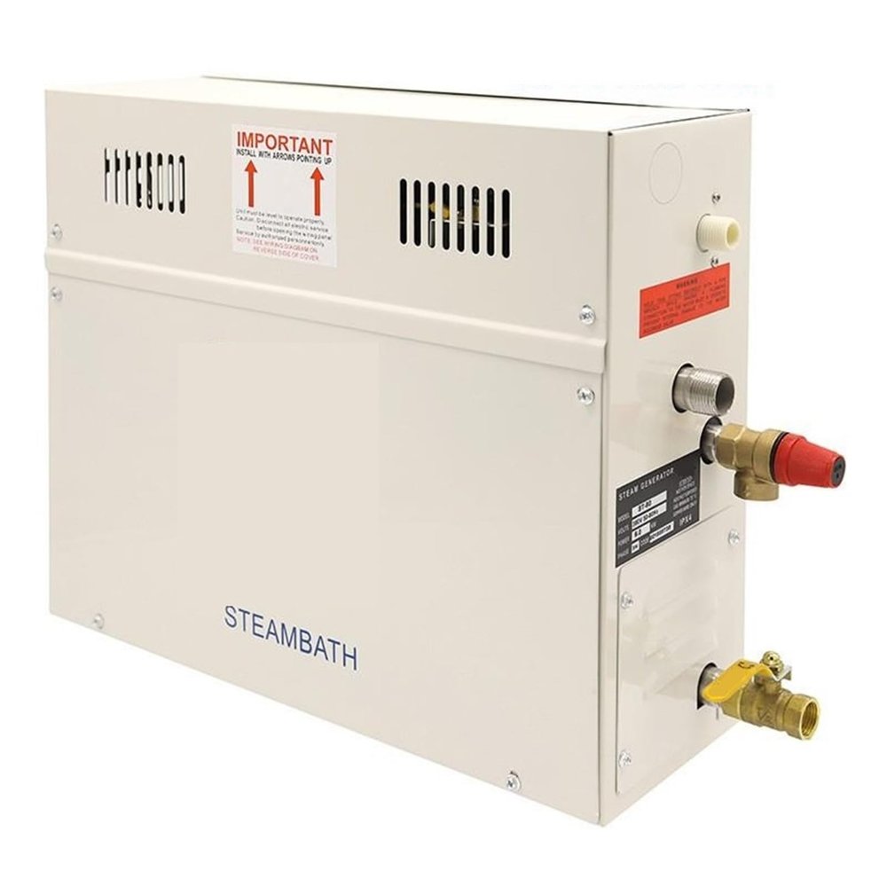 9KW Steam Generator for Shower Home Steam Machine Sauna Equipment Sauna Bath SPA Steam Shower with Digital Controller Fast Heating Speed(ST-90 9KW 380V)