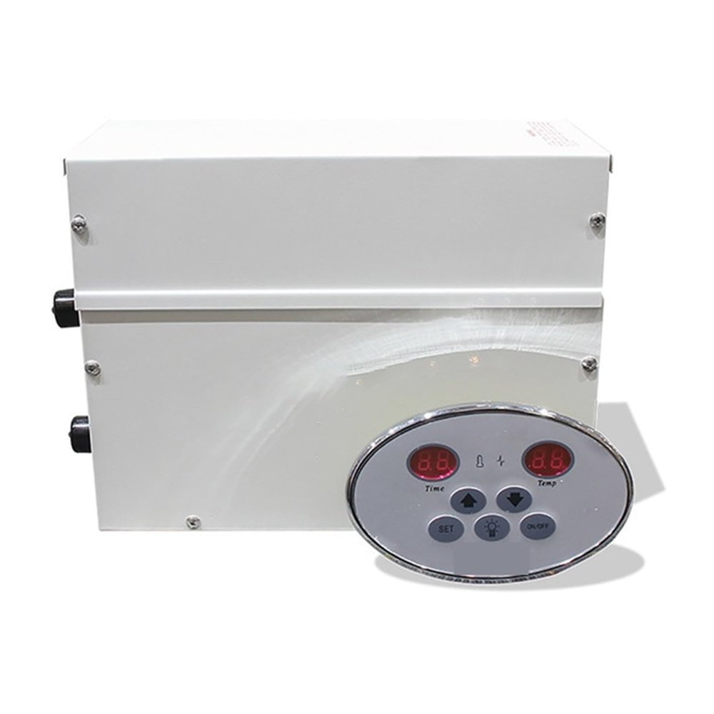 3KW/4.5KW Steam Generator Sauna Steam Bath Machine for Home Sauna Room SPA Fumigation Machine with Digital Controller Fast Heating Speed(3KW)