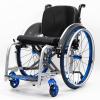FNXBDPA Lightweight Wheelchair Aluminum, Adult, Foldable, Easy to dismantle, 100KG Load Capacity(Blue,Seat Width: 42 cm) view 1