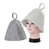 2Pcs Felt Sauna Hat for Women & Men - Heat Protective Sauna Cap for Spa, Steam Room, Bath and Shower Hat Accessories view 4