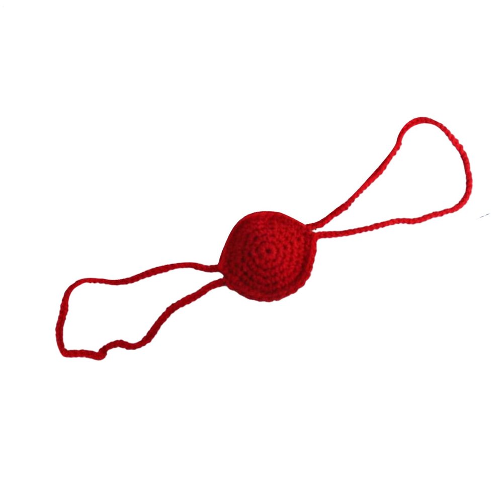 Dewireaey Crochet Nose Warmer, Windproof Wool Nose Warmer, Winter Nose Protection for Men and Women, Soft Comfort Nose Protection for Outdoor Activities and Cold Weather Games, red, Siehe Beschreibung