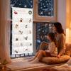 Fabric Christmas Countdown Calendar Reusable Holiday Home Wall Decoration view 3