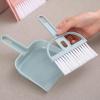 TARSHYRY Plastic Mini Desktop Sweep Brush Small Broom Dustpan Set Desktop Set (Nordic Blue) view 4