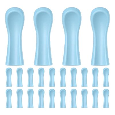 100pcs Ear Spoon Sleeves Silicone Replacement Covers for Earwax Removal