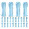 100pcs Ear Spoon Sleeves Silicone Replacement Covers for Earwax Removal view 1
