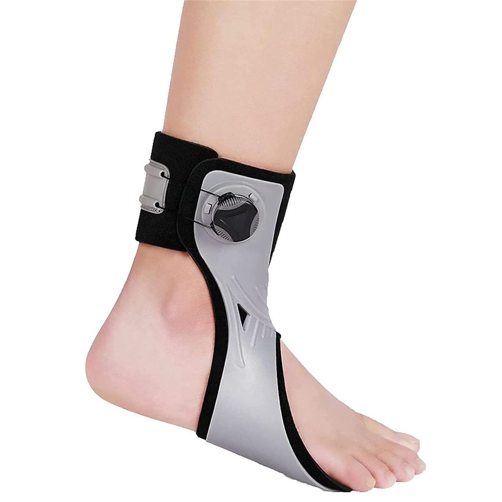 HCZKIUJY Drop Foot Orthosis, Adjustable Foot Drop Brace, Foot Drop Training Equipment, For Plantar Fasciitis Achilles Tendonitis Injury Recovery,Left,L (Right L)
