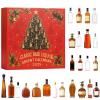 Whiskey Advent Calendar 2025 Classic Fit Base Liquor 3D Airplane Box 24pc Beer Festival Gift for Man Dad Women Wine lovers Christmas Holiday Decor(Red,One Size) view 1
