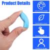 18 Pieses Pencil Grips for Children 4 cm Pen Grips 3 cm Pencil Grip Silicone Pen Grip 2 Styles Writing Aids for Children Non Slip Writing Aid Multi-Color Handwriting Tool Ergonomic Finger Grip Holder view 3