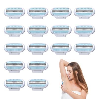 16PCS Replacement for Gillette Venus Razor Blades Women Provide Smooth and Soft Shaving for Gillette Venus Razor Blades Refill Ensure Long Lasting Sharpness Designed for Sensitive Skin