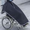 CHANGLKJ Winter Thicken Warm Wheelchair Cover, Wheelchair Windproof Cozy Blanket with Hooded and Long Zipper, Front Long Back Short Design, Convenient To Wear, for Outdoor Activities, Travel view 1