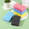 sourcing map 6 Pcs Scrub Sponges, 2.8" x 4.3" x 0.8" Kitchen Sponges Non-Scratch Natural Sponge Reusable Soft Dish Sponge for Washing Dishes Kitchen Bathroom Cleaning DIY Craft, Gray view 4