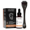 Nourish Mantra Derma Roller & Advanced Beard Growth Oil Serum | Derma Roller with 540 Stainless Steel Micro-Needles | Beard Growth Kit for Thicker & Fuller Beard | For Men view 1