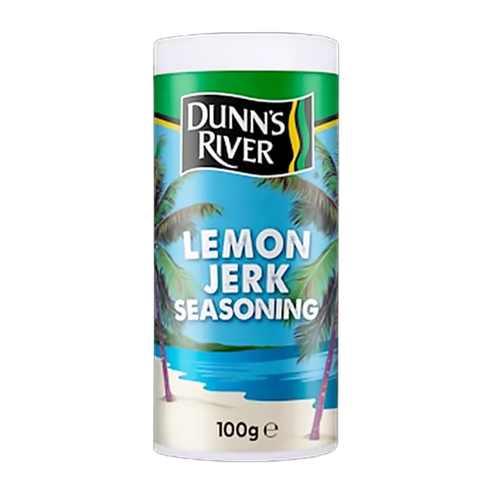 Dunns River Lemon Jerk Seasoning 100 g Caribbean-Style Lemon and Spice Marinade Mix